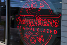 Krispy Kreme Hot Now Sign