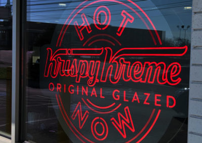 Krispy Kreme Hot Now Neon Sign