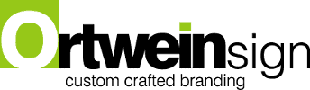 Ortwein Sign Custom Crafted Branding Logo