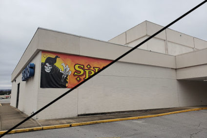 Before and After photo of sign removal