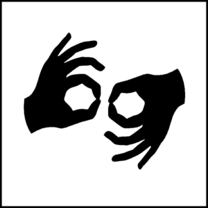 Sign Language Interpretation Symbol