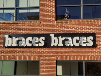 Braces Braces Channel Letters