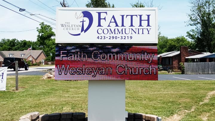 Faith Community Wesleyan Church Sign