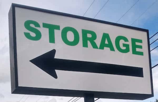 Self-Storage Directional Wayfinding Sign