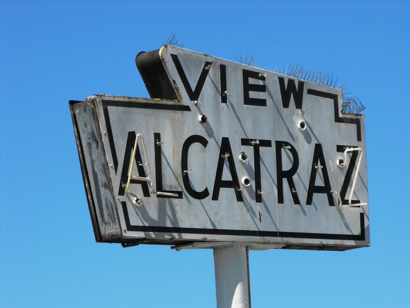 Alcatraz Neon Sign