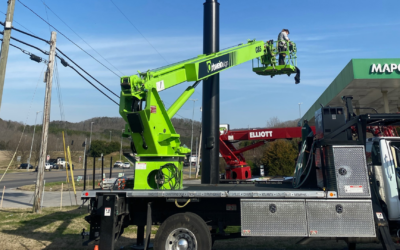 Elevating Your Brand: The Role of Lifts & Cranes in the Sign Industry
