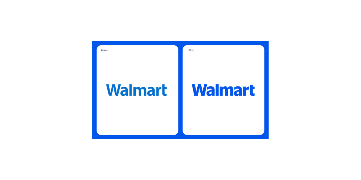 Walmart Logo Rebrand Comparison