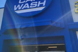 Whistle Express car wash signage