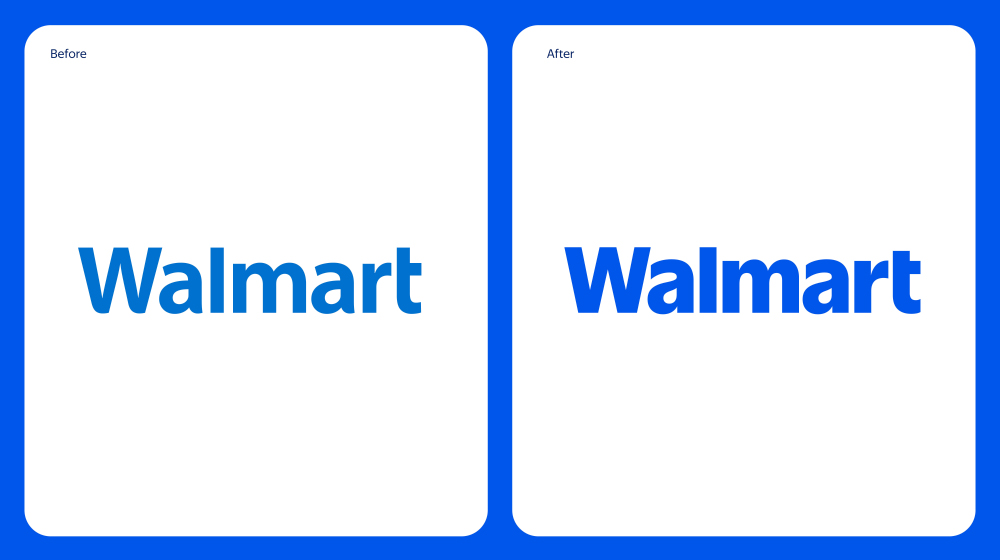 Walmart Wordmark Before & After