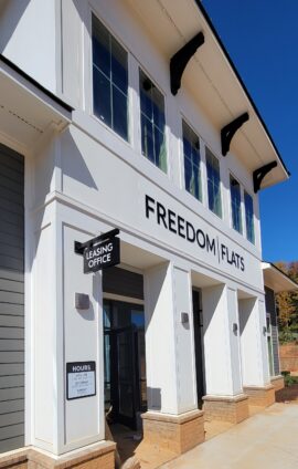 Development of Freedom Flats apartments